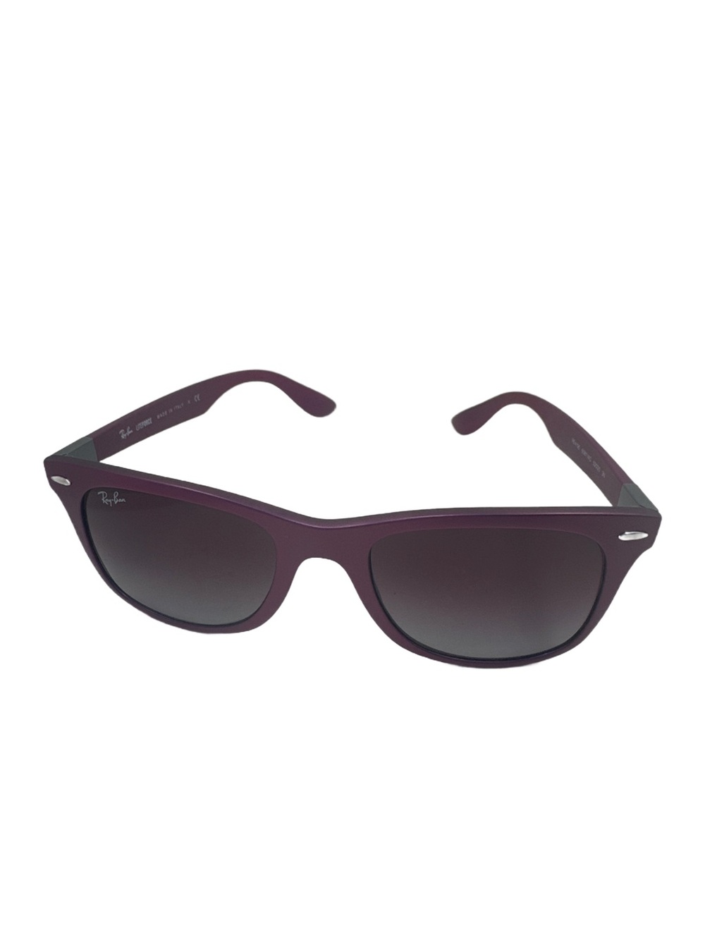 Ray-Ban RB4195 Wayfarer Liteforce Purple Gradient Sunglasses 52-20 Italy